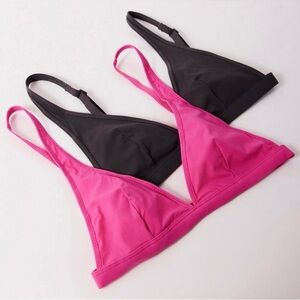 FREE PEOPLE Collagen Yarn Triangle Bra 2-Pack / Assorted